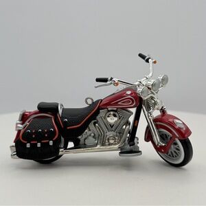 Hallmark 1999 Harley Davidson Heritage Springer Die Cast Motorcycle Ornament NIB